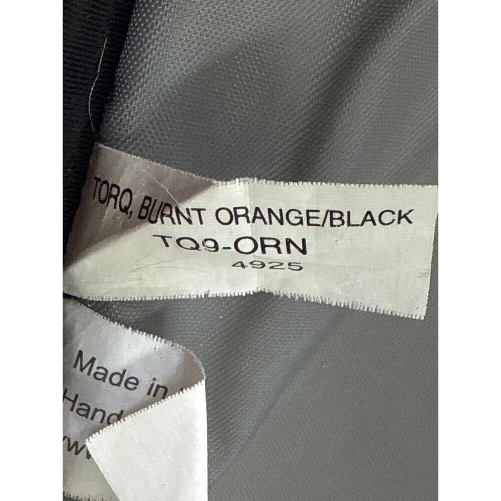 Spire Laptop Backpack Black Burnt Orange School Travel Tech Bag - Picture 10 of 10